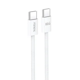Foneng Kabelis X110 - Type-C į Type-C - PD 60W 3A 1,2 m baltas