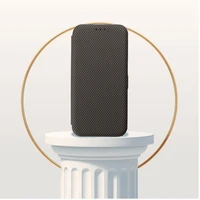 FOLIO šoninis magnetinis knygos tipo dėklas telefonui IPHONE 14 PRO MAX rudas