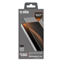 SBS Tempered Glass D3O su rėmeliu skirtas Samsung Galaxy S25 Ultra