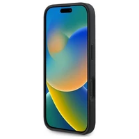 Guess 4G Didelis Logo iPhone 16 Plus Dėklas - juodas