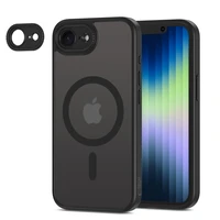 Tech-Protect MagCam MagSafe iPhone 16e dėklas – matinės juodos spalvos
