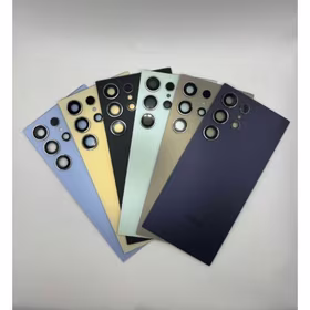 Galinis dangtelis suderinamas su Samsung S928 S24 Ultra / Titanium Yellow / (su kameros lęšiu) OEM