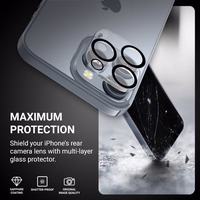 Crong Lens Shield - Camera and lens glass iPhone 16 Pro / iPhone 16 Pro Max / iPhone 15 Pro / iPhone 15 Pro Max