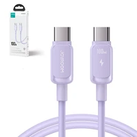 Joyroom Multi-Color Series A14 USB-C / USB-C 100W kabelis 1.2 m - violetinis