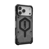 UAG Pathfinder Clear MagSafe Dėklas iPhone 17 Pro Max - Gray/Juodas