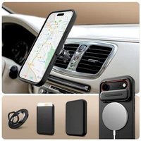 Tech-Protect Kevlar Aura Magnetinis dėklas telefonui iPhone Air - juodas