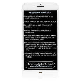 LCD ekranas NCC telefonui Iphone 7 Plus baltas