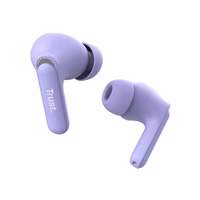 Trust Yavi - belaidis In-Ear Bluetooth TWS Earbuds with Charging dėklas & ENC (violetinis)