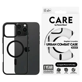 CARE by PanzerGlass Flagship Urban dėklas telefonui iPhone 16 Pro Max 6.9" Magnetinis 1360