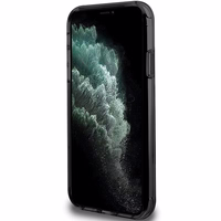 Karl Lagerfeld Magnetinis dėklas telefonui su žiediniu stovu Karl&Choupette MagSafe iPhone 11 / Xr - juodas