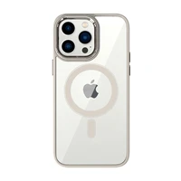 Tel Protect magnetinis skaidrus dėklas telefonui Iphone 14 Pro Max titano