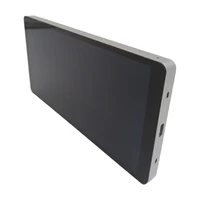 Dvigubas valdymo skydelis Shelly Wall Display X2 WiFi/BLU (sidabrinis) + BLU H&T