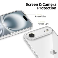 Tech-Protect FlexAir dėklas telefonui iPhone 17 Air - skaidrus