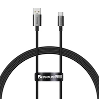 Baseus kabelis Superior USB - USB-C 1,0m klasterinis juodas 100W