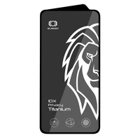 Apsauginis stiklas Tel Protect 10X Privacy Titanium skirtas Samsung Galaxy S25 Plus/S24 Plus (su piršto atpažinimu)