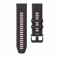 TECH-PROTECT ICONBAND PRO GARMIN FENIX 3 / 5X / 3HR / 5X PLUS / 6X / 6X PRO / 7X JUODAS/RAUDONAS