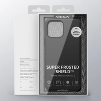 Nillkin Super Frosted Shield sustiprintas dėklas, dangtelis iPhone 13 Pro Max, mėlynas