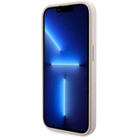 Guess GUHMP14LHGCFSEP iPhone 14 Pro 6.1" rožinė/rožinė kietas dėklas GCube Stripes MagSafe