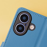 Išmanusis Triangle dėklas for Xiaomi Redmi 14C 4G/ 14C 5G / Redmi A4 / POCO C75 mėlynas