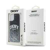 DKNY Liquid Glitter Big Logo dėklas iPhone 11 / Xr - juodas
