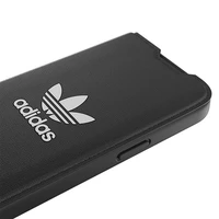 Adidas OR Dėklas telefonui Booklet BASIC iPhone 14 Pro 6.1" juodas/baltas 50182