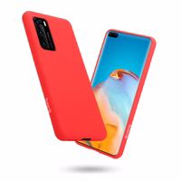 Crong Color Cover dėklas Huawei P40 (raudonas)