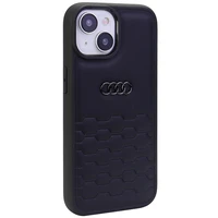 Audi GT Sintetinės odos dėklas telefonui iPhone 15 Plus - juodas