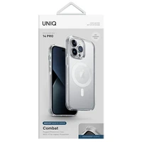 Uniq Combat Magclick Charging dėklas iPhone 14 Pro - skaidrus