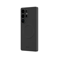 AmazingThing Minimal Air dėklas su magnetiniu žiedu Samsung Galaxy S25 Ultra - juodas