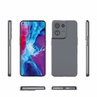 Itin plonas 0.5mm dėklas telefonui Oppo Reno 8 skaidrus