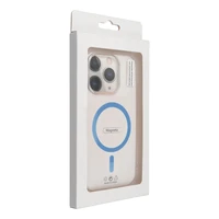 Drop Glue Spalvingas Žiedas Magnetinis Dėklas suderinamas su MagSafe IPHONE 11 šviesiai mėlynas