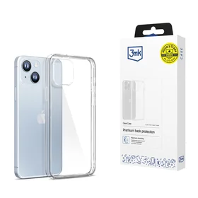 Dėklas telefonui iPhone 14 Plus silikoninis serijos 3mk Clear Case - permatomas