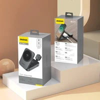 Dudao A11 Max 15W 3 viename indukcinė įkrovimo stotelė, suderinama su MagSafe - pilka