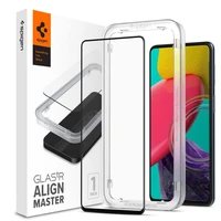 Spigen ALM Glass FC grūdintas stiklas Samsung Galaxy M53 5G - juodas