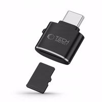 Tech-Protect UltraBoost microSD kortelių skaitytuvo adapteris su USB-C - juodas
