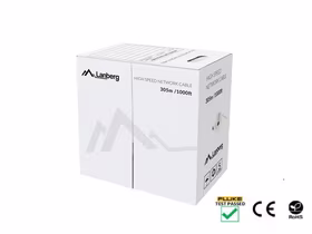 LANBERG CAT.5E UTP KABELIS 305M CU LAIDAS FLUKE PILKAS
