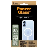 PanzerGlass HardCase dėklas telefonui iPhone 16 6.1" baltas MagSafe 1291