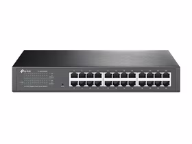 TP-Link TL-SG1024DE Valdomas L2 Gigabit Ethernet (10/100/1000) 1U Juoda