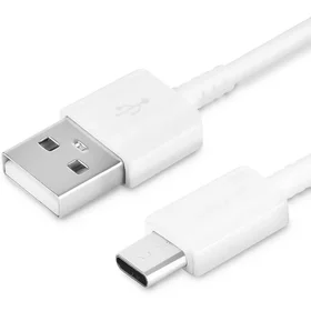 Samsung EP-DG970BWE USB-A – USB-C kabelis 1.5m (OOB didmeninė – pakaitinė pakuotė) – baltas