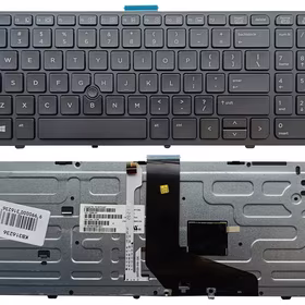 Klaviatūra HP ZBook 15 G1 G2, su pašvietimu ir „trackpoint“, US