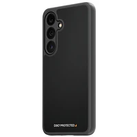 PanzerGlass HardCase su D3O® Bio ir karinio lygio sertifikatu Samsung Galaxy S24 - skaidrus ir juodas