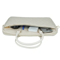 Wonder Dėklas nešiojamam kompiuteriui 17 colių pico dygsniuotas smėlinas