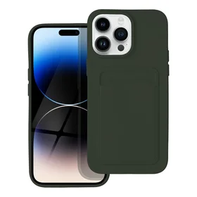 Kortelių dėklas telefonui IPHONE 14 Pro Max žalias