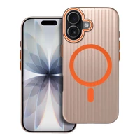 Dėklas telefonui SIMPLY suderinamas su MagSafe iPhone 17 titanium desert