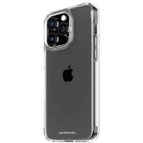 PanzerGlass kietas dėklas su D3O ir karinės klasės sertifikatu iPhone 15 Pro Max - permatomas
