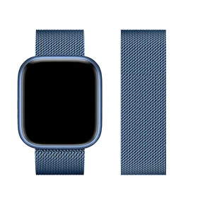 FORCELL F-DESIGN FA03 magnetinis nerūdijančio plieno dirželis APPLE Watch 42 / 44 / 45 / 49 mm mėlynas