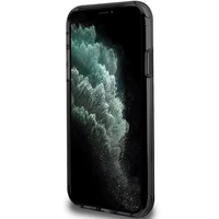 Karl Lagerfeld Magnetinis dėklas telefonui su žiediniu stovu Karl&Choupette MagSafe iPhone 11 / Xr - juodas