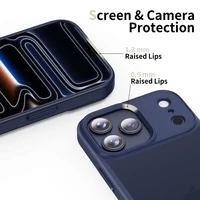 Tech-Protect MagMat dėklas telefonui iPhone 17 Pro Max - matinės juodos spalvos