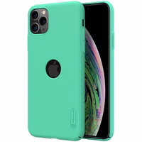 Nillkin Super Frosted Shield - dėklas Apple iPhone 11 Pro Max z wycięciem na logo (Mint žalias)