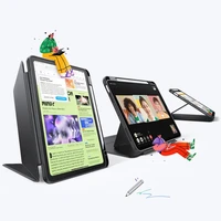 ESR Atverčiamas hibridinis dėklas iPad 10.9" 2020-2022 (4/5 gen.) / 11" 2024-2025 (6/7 gen.) - juodas